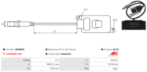 Sonde NOX NOX9293