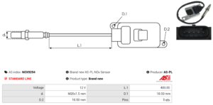 Sonde NOX NOX9294