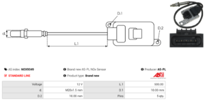 Sonde NOX NOX9349