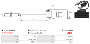 Sonde NOX NOX9351