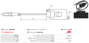 Sonde NOX NOX9356