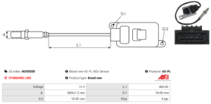 Sonde NOX NOX9358
