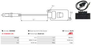 Sonde NOX NOX9360