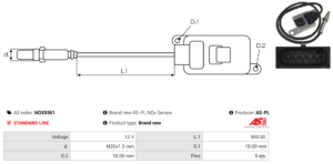 Sonde NOX NOX9361