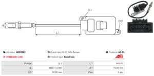 Sonde NOX NOX9362