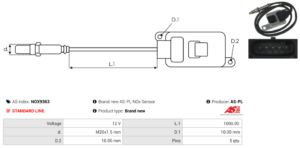 Sonde NOX NOX9363