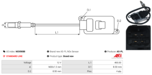 Sonde NOX NOX9088