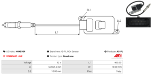 Sonde NOX NOX9364