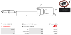 Sonde NOX NOX9376