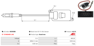 Sonde NOX NOX9380
