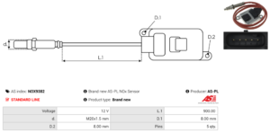 Sonde NOX NOX9382