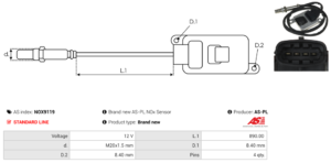 Sonde NOX NOX9119