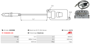 Sonde NOX NOX9386