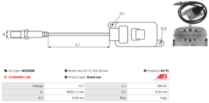 Sonde NOX NOX9388