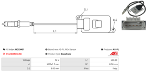 Sonde NOX NOX9401