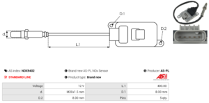 Sonde NOX NOX9402