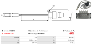 Sonde NOX NOX9403