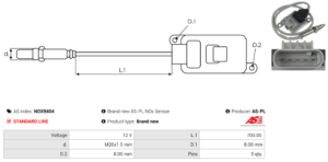 Sonde NOX NOX9404