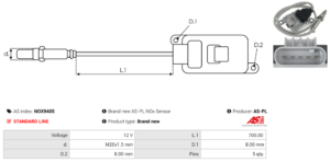 Sonde NOX NOX9405