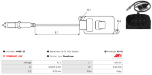 Sonde NOX NOX9121