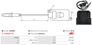 Sonde NOX NOX9407