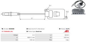 Sonde NOX NOX9408