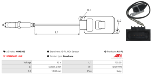 Sonde NOX NOX9302