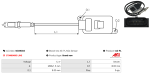 Sonde NOX NOX9303