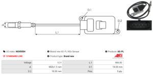 Sonde NOX NOX9304