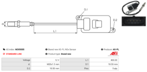 Sonde NOX NOX9305