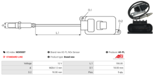 Sonde NOX NOX9307
