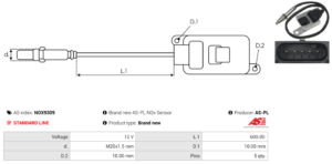 Sonde NOX NOX9309