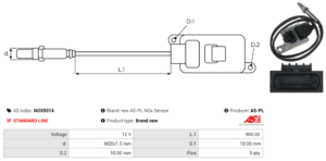 Sonde NOX NOX9314