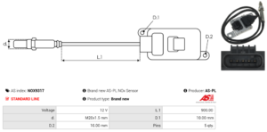 Sonde NOX NOX9317