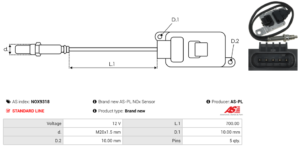 Sonde NOX NOX9318