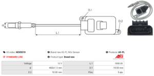 Sonde NOX NOX9319