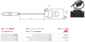 Sonde NOX NOX9320