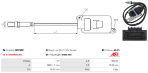 Sonde NOX NOX9321