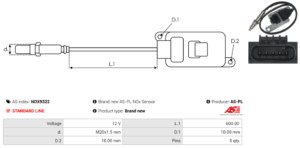 Sonde NOX NOX9322