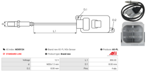 Sonde NOX NOX9124