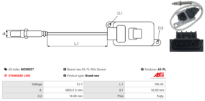 Sonde NOX NOX9327