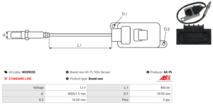 Sonde NOX NOX9333