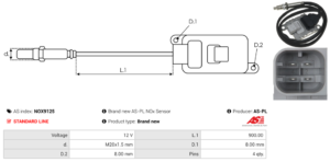 Sonde NOX NOX9125