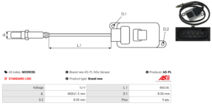 Sonde NOX NOX9336