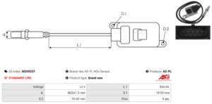 Sonde NOX NOX9337