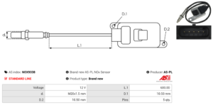 Sonde NOX NOX9338