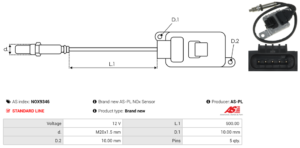 Sonde NOX NOX9346