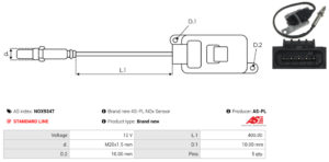 Sonde NOX NOX9347