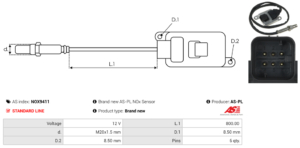 Sonde NOX NOX9411