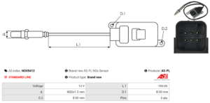 Sonde NOX NOX9412
